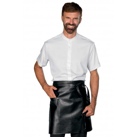 Apron Cardiff Leatherette Black 100 % Polyester ISACCO 092001