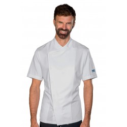 Jacket Bolton Tecnostretch White Short Sleeve 96% Polyester 4% Spandex ISACCO 059600M