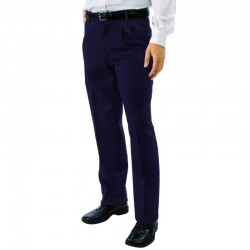 Pantalone 2 pinces blu ISACCO 063001