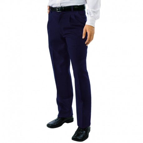 Pantalone 2 pinces blu ISACCO 063001