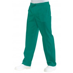 Pantalone C/elastico Verde Chirurgia Oeko-Tex® 100% Cotone ISACCO 044200-Oeko