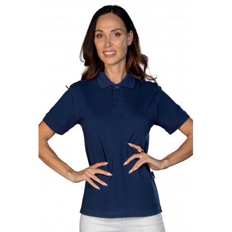 Polo M/m Blu 100 % Cotton ISACCO 125002