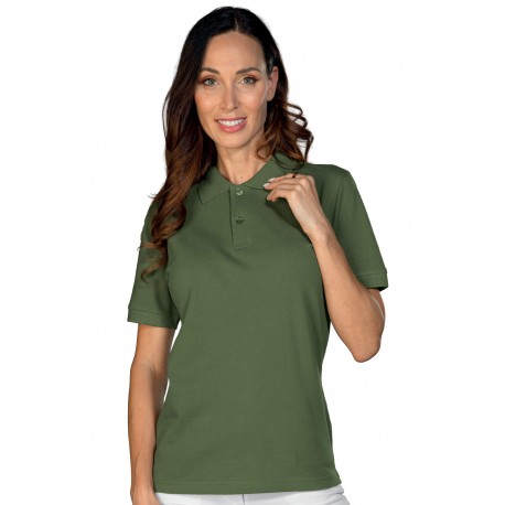 Polo Short Sleeve Military Green 100 % Cotton ISACCO 125034