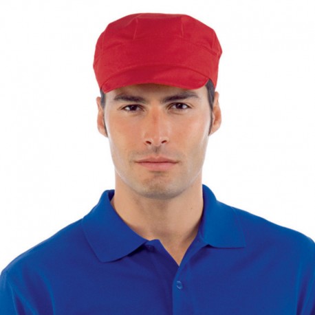 Cappello sam rosso pol/cot ISACCO 072007