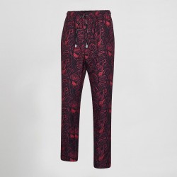 Trousers Microfiber Unisex Patterned Bife GARYS