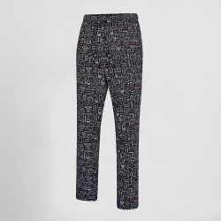 Pantalone Microfibra Unisex Fantasia Menu GARYS