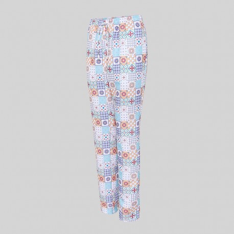 Trousers Cotton Unisex Patterned Porto GARYS