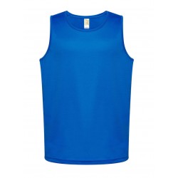 Canotta Blu Royal poliestere