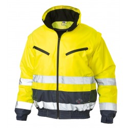 Bomber Bicolore Con Gilet Giallo-blu SIGGI