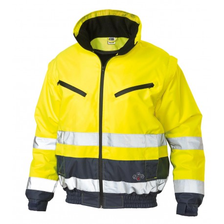 Bomber Bicolore Con Gilet Giallo-blu SIGGI