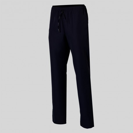 Pantalone Unisex Elastico Microfibra Nero con Cordino Esterno GARYS