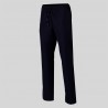 Trousers Unisex with Elastic Microfiber Black GARYS