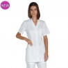 CASACCA MARBELLA M/M BOTT. A PRESSIONE BIANCO