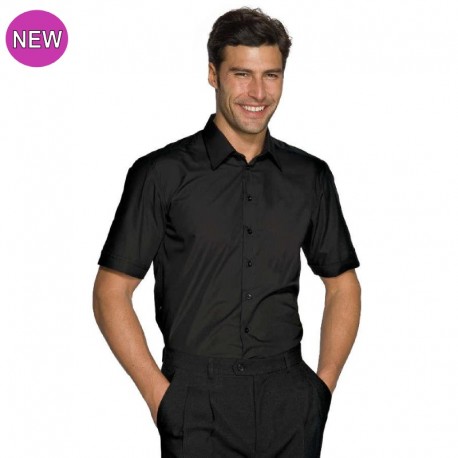 CAMICIA CARTAGENA SLIM STRECH M/M NERO