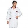 Camice toronto Bianco rifiniture bordeaux ISACCO 061303