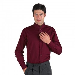 CAMICIA DUBLINO UNISEX BORDEAUX