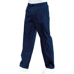 Trousers Blue 100% Cotton - 185 gr/mq ISACCO 044402