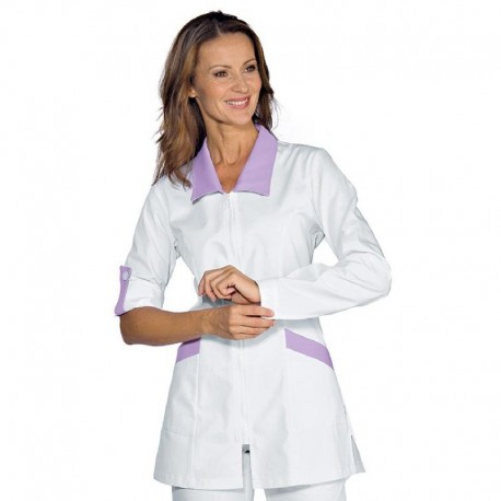 CASACCA TORTOLA BIANCO/LILLA