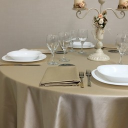 Hazel Beige Tablecloths