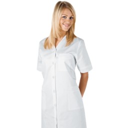 White work coats for women