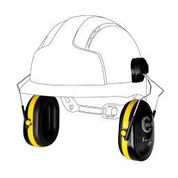 EN 352/3 Headphones Helmet